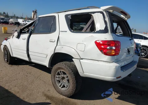 2003 Toyota Sequoia Limited V8 from USA, damaged, VIN 5TDBT48A23S200156